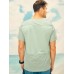 Men Colorblock Packing Designed Short Sleeve Convenient T  Shirts